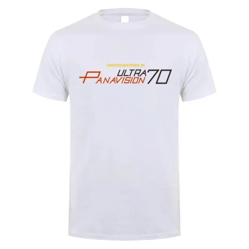 2024 Photographed in Ultra Panavision 70 T Shirts Unisex Casual Short Sleeve Mans Cool Cotton Tshirt Tops Tees LH-016