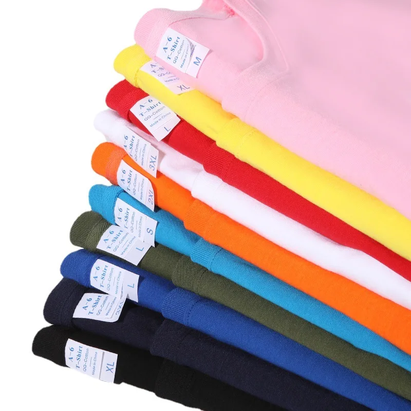 라운드 넥티셔츠 Seallogo반팔 작업 그룹 유니폼diy자수 광고 문화 셔츠 학생 면 여름 수업