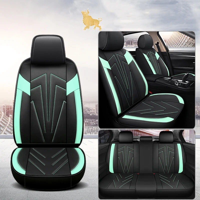 

Кожаные универсальные чехлы на автомобильные сиденья для Kia RIO 3 4 Cerato Honda Vezel Jetour X70 X90 Plus Haval Jolion, автомобильные аксессуары для интерьера