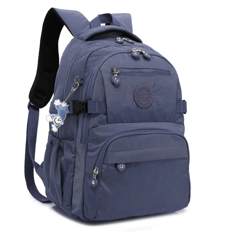 Tegaote-Mochila De Viaje ligera para hombre y mujer, morral escolar para estudiantes de secundaria, resistente al agua, de nailon, de alta calidad