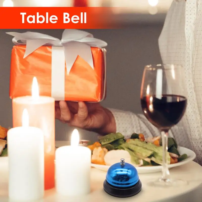Call Bell Table Service Bell For Bars Metal Anti-Rust Desktop Call Bell Front Desk Bell For Hotels Restaurants Kitchens Bars