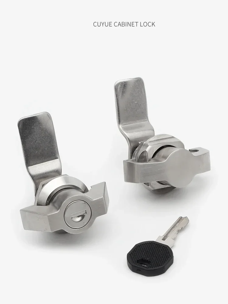 MS408-1 cabinet lock 304 stainless steel MS714-3 control cabinet lock MS748-3T handle tongue lock