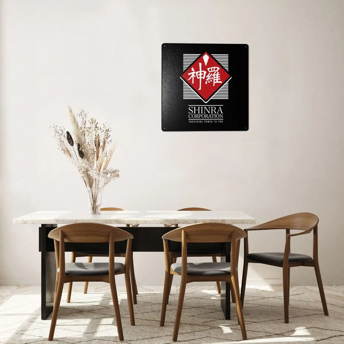 فاينل فانتسي السابع شينرا FF7 معدن القصدير تسجيل المنزل الفن الجدار الديكور القصدير اللوحة للحانات مقهى نوادي غرفة لوحة حديدية #4