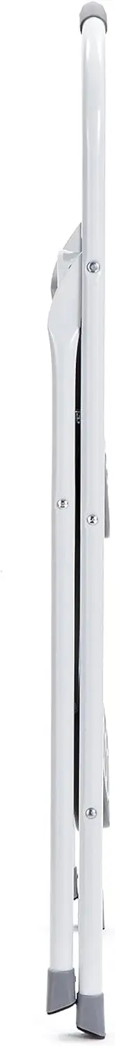 Step Stool aço com aperto de mão, RMS-2 2, branco, 225 lb capacidade