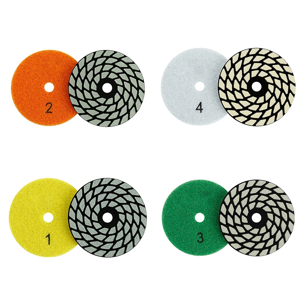 3 Inch 80mm Dry Polishing Pad Flexible Sanding Disc For Granite Marble Stone Quartz Floor Grinding And Polishing Tool Accessorie
