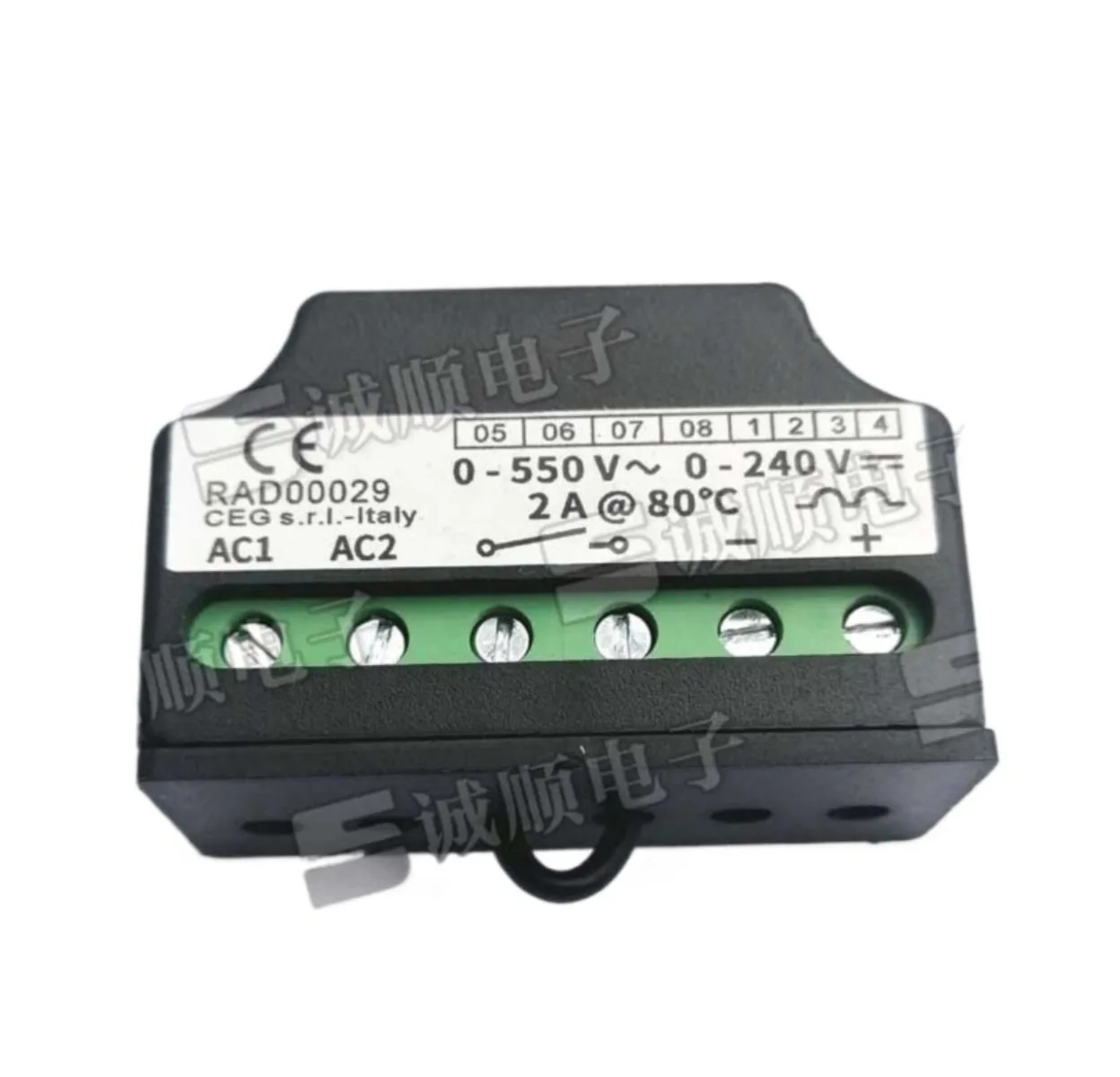 مقوم الفرامل RAD00029 0-550V ~ 0-240V 2A@80 ℃   محول جهد من الدرجة الصناعية مع مخرج ثابت للمعدات الصناعية