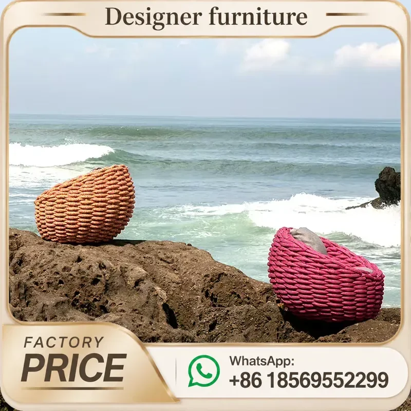 Outdoor Patio Sofa Set Aluminum Alloy Waterproof Rope Weaving Garden Furniture For Villa Resort Hotel Leisure Seating
