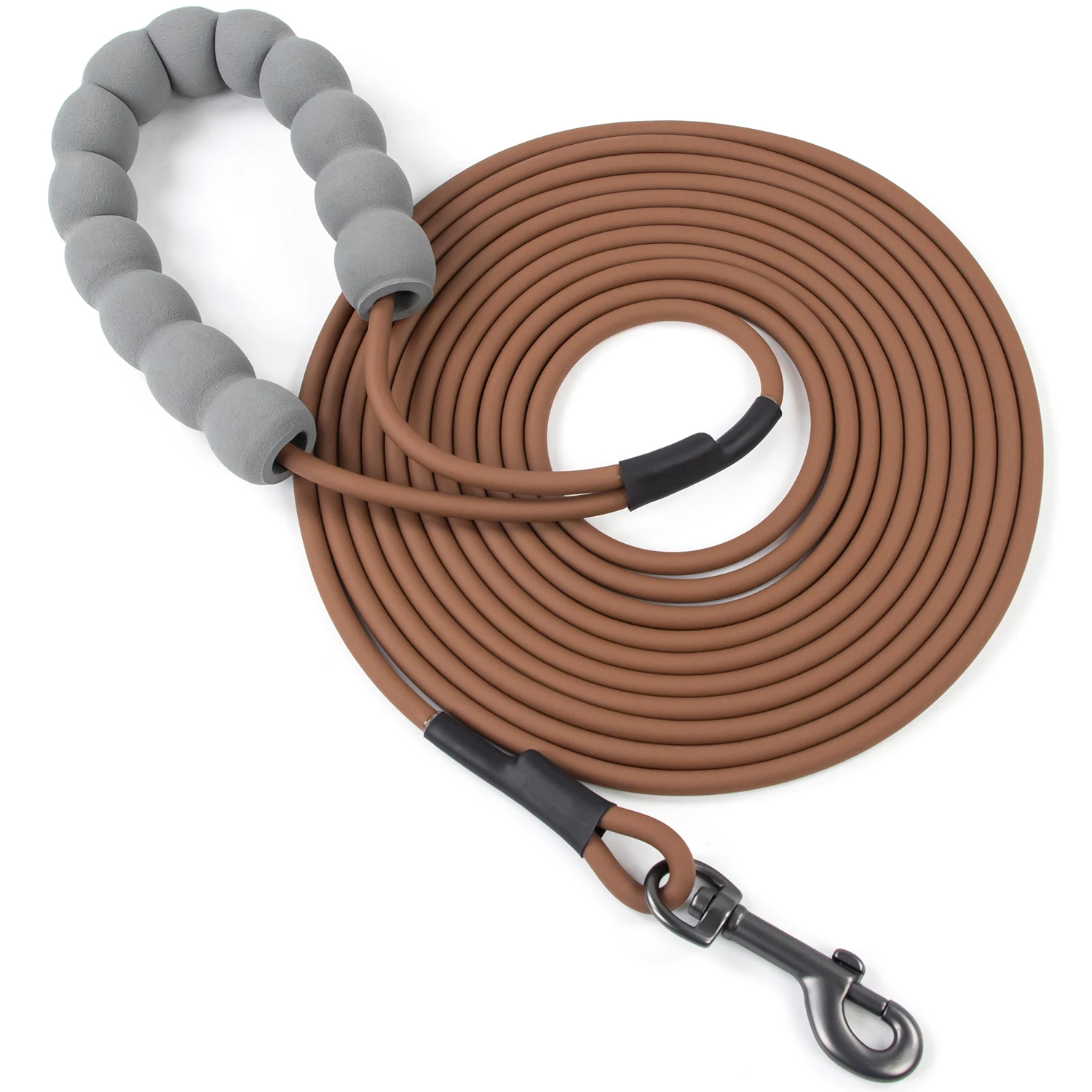 PVC Rubber Long Dog Leash Easy And Convenient Light Waterproof Training Medium Small Big Dog Leashes 2M 3M 5M 10M