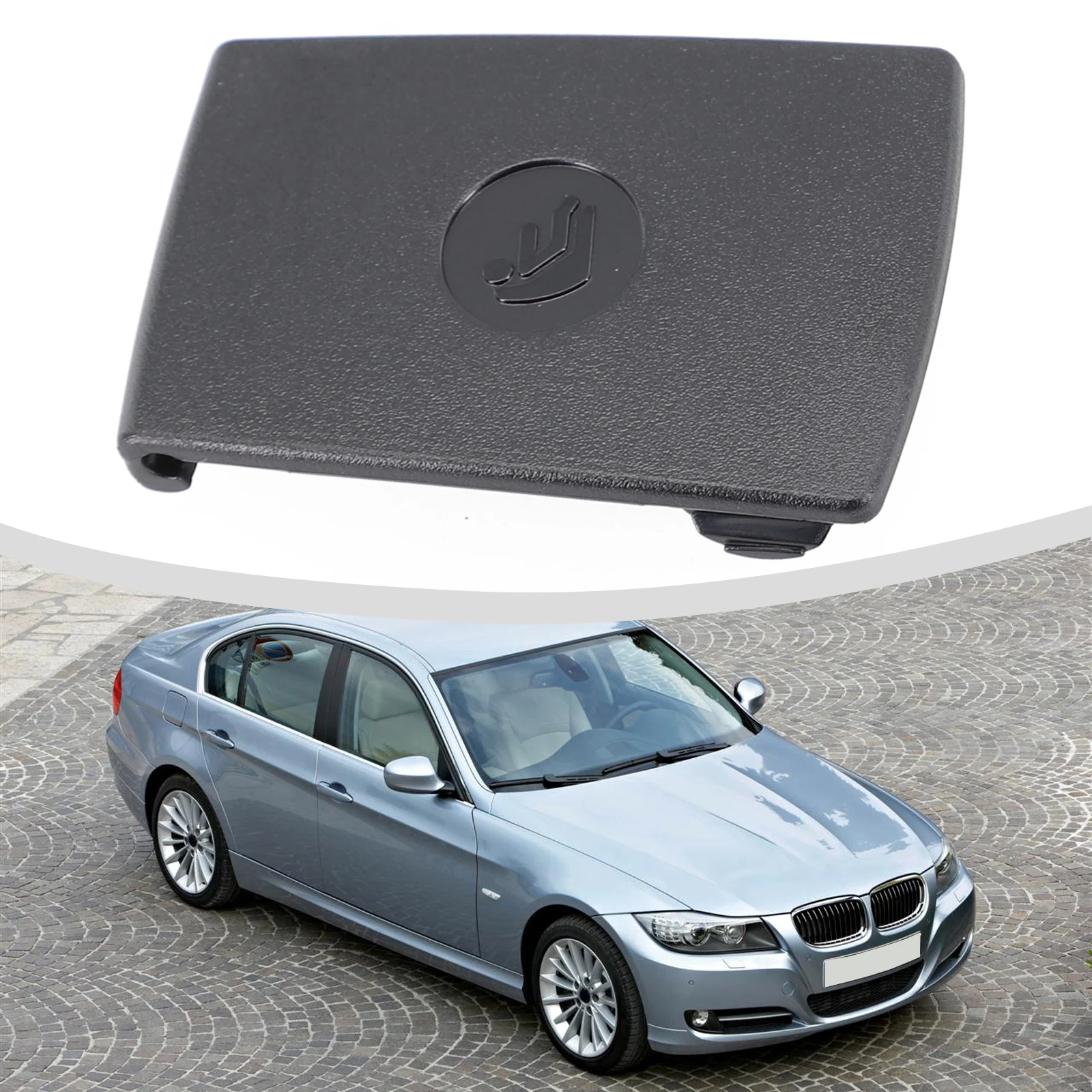 Assento infantil traseiro de carro, âncora segura, capa isofix abs para bmw série 1/série/3/x1