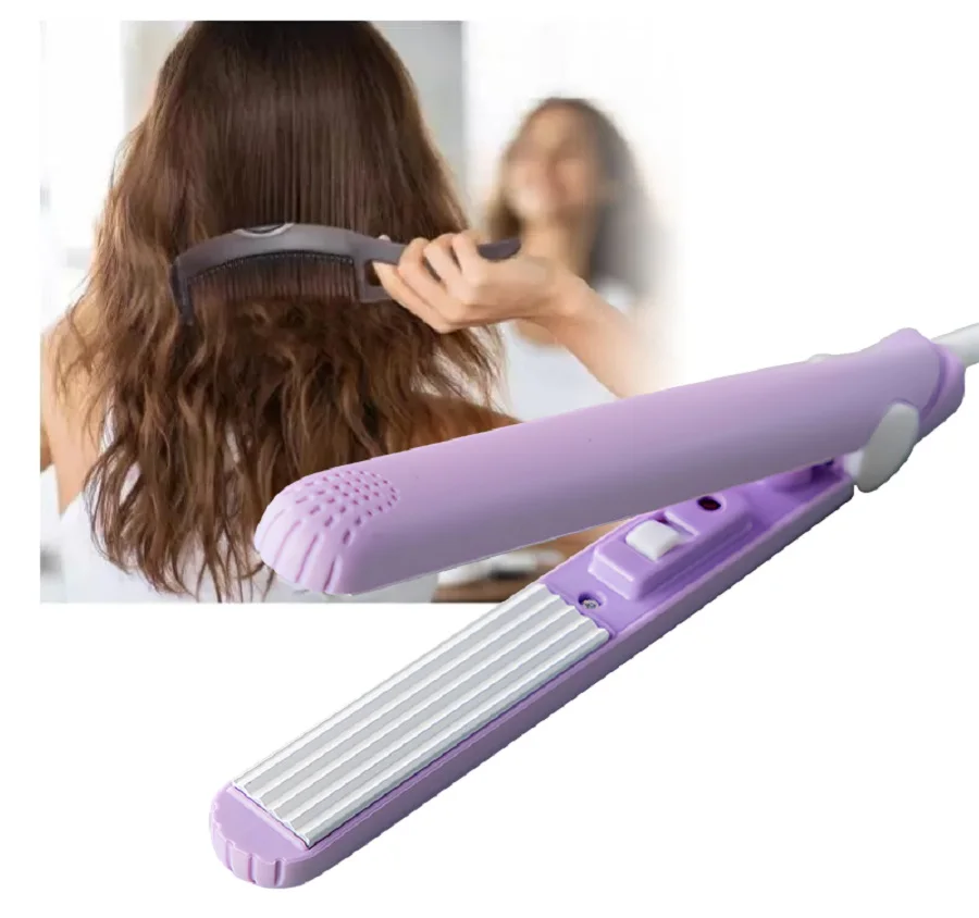 Multicolor Electric Splint With Anti-Dandruff Massage Comb Mini Hair Straightener Versatile Air Bangs Clip Curling Iron Plate