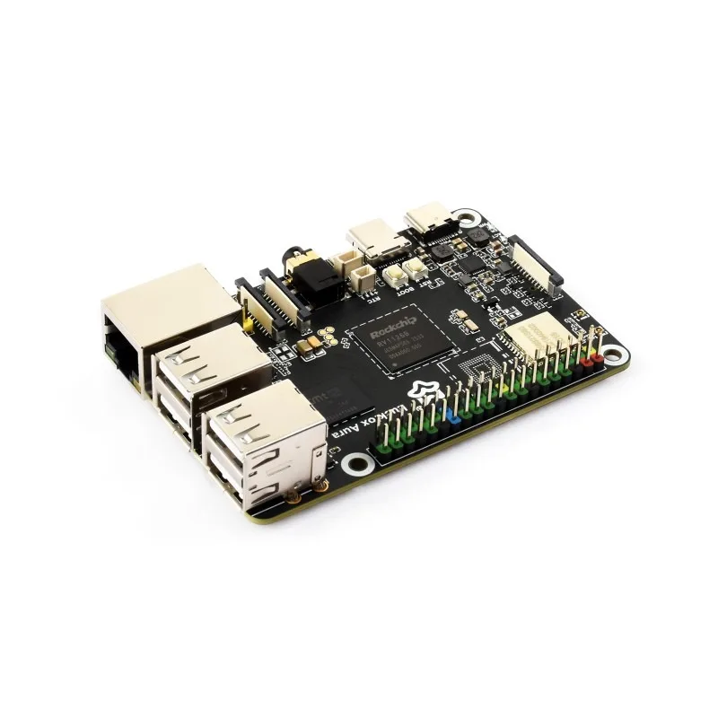 Luckfox Aura High-Performance Linux Development Board, Rockchip RV1126B Quad-Core 1.6GHz Processor, 3 TOPS Computing Power, 4K