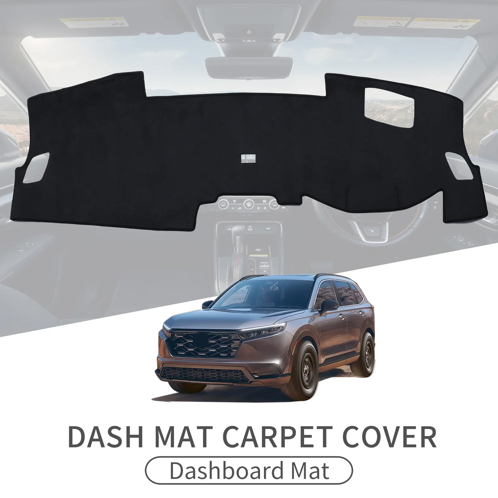 For Honda CRV CR-V 2023 2024 2025 Car Dashboard Mat Sunshade Protective Carpet Dash Mat Dashmat