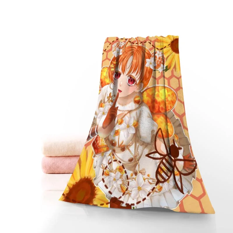 Takami Chika Towel Printed Cotton Face/Bath Towels Microfiber Fabric For Kids Men Women Shower Towels 70X140cm