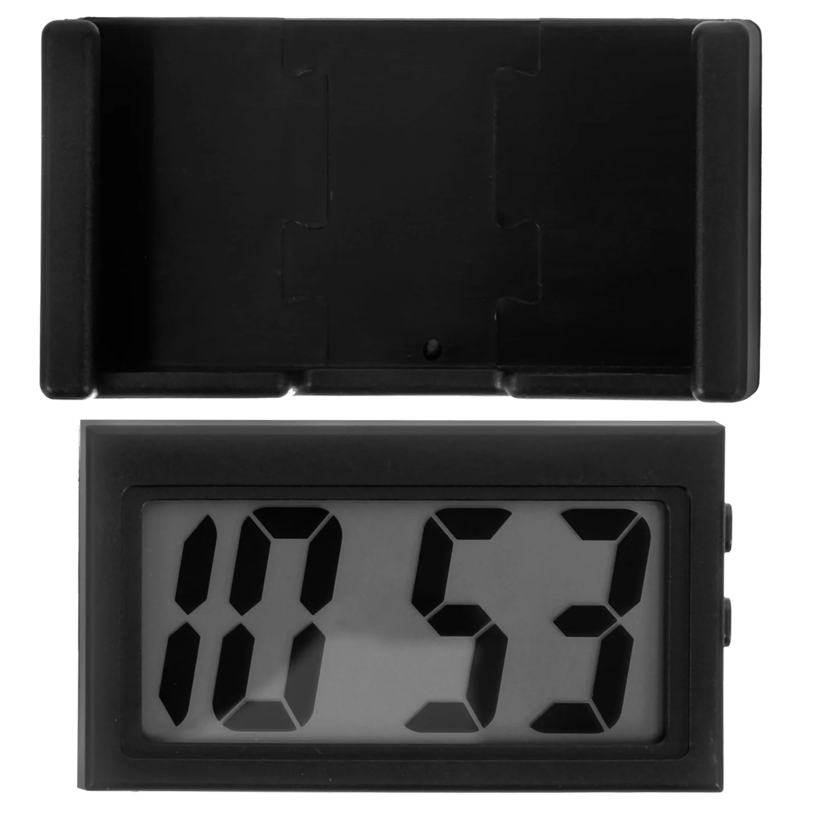 

Car Digital Small Clock Digital Stick on Small for Dash Plastic Dashboard Nightstand