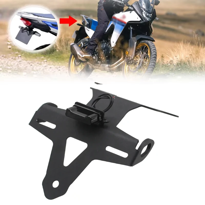 

License Plate Holder For Honda XL750 TRANSALP XL 750 2023 Motorcycle Accessories Tail Tidy Mount Bracket Rear Fender Eliminator
