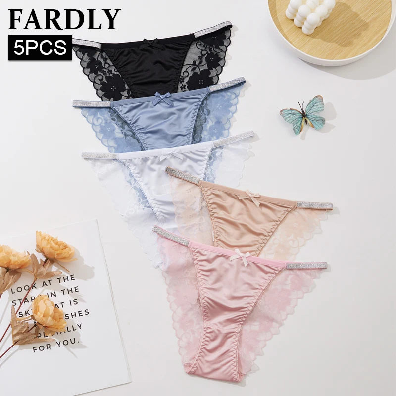 Sexy Damen-G-String-Höschen, niedriger Bund, Tanga, elegante Schleife, Spitze, Unterwäsche, weich, bequem, Alltagskleidung, Valentinstagsgeschenk, 5 Farben