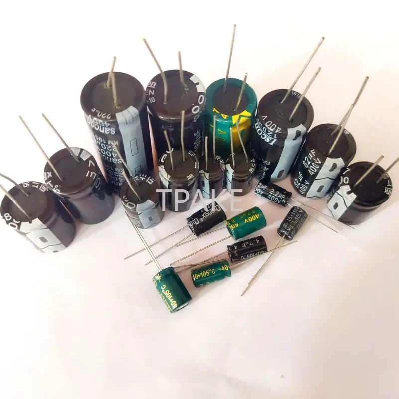 Electrolytic Capacitor 450V 400V 250V 200V 160V 2.2/3.3/4.7/6.8/8.2/10/22/33/47/68/82/100/120/150/180/220/330/470 UF