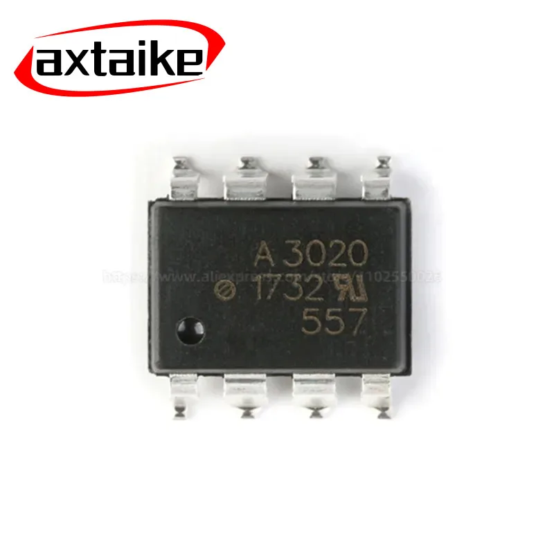 

10PCS HCPL-3020 A3020 HCPL-3020-500E SOP-8 HCPL-3020V A3020V SMD Optocoupler IC