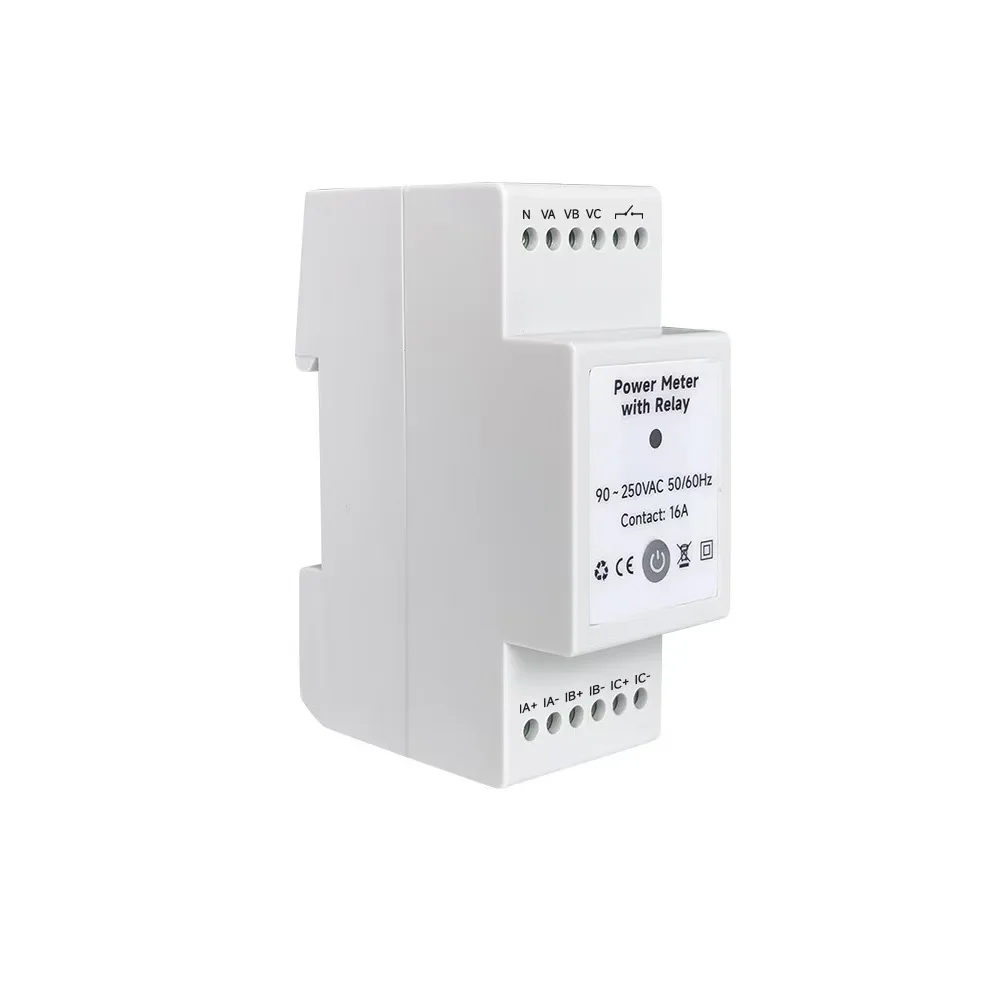WiFi three-phase smart energy meter 80A/120A/200A/300A/500A two-way energy kWh meter with 3CT relay