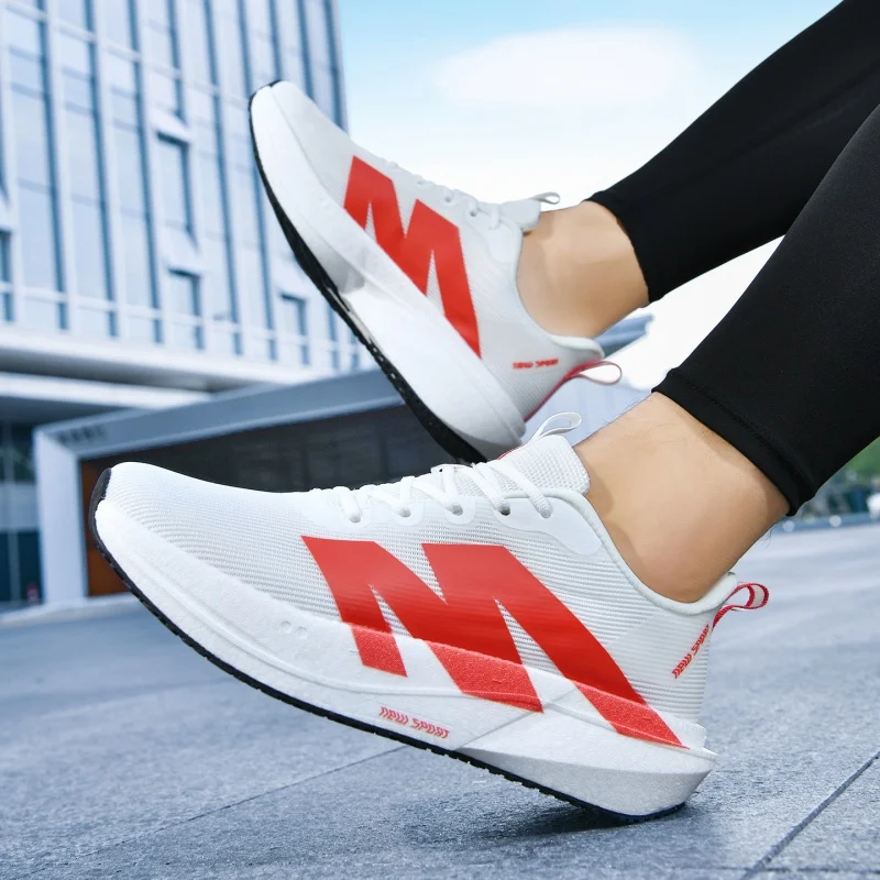 Herren-Marathon-Laufschuhe mit Carbonplatte, Spezial-Sportschuhe, atmungsaktiv, leicht, bequeme Damen-Sneaker, Original – Detail 31