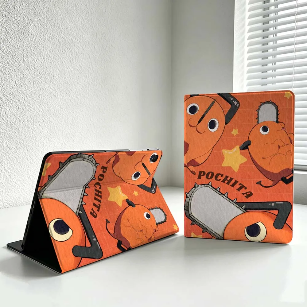Cute C-Chainsaw Man Anime For Samsung Galaxy Tab S11 S10 S9 S8 S7 S6 A11 A9 A8 Lite FE Plus Soft Inch Tablet Case Cover