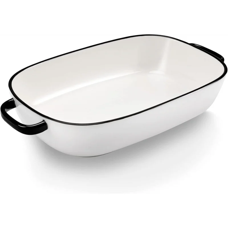 

6 Quart Large Rectangular Baking Dish, 16x11 Inches Ceramic Baking Pan Casserole Dish for Cooking,Kitchen and Daily Use