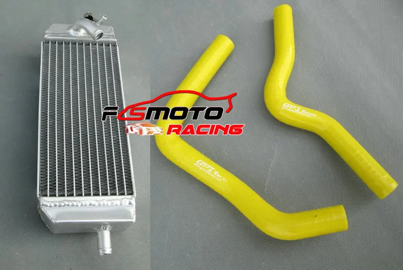 Aluminum Radiator + Hose For SUZUKI RM85 RM 85 2002-2009 2003 2004 2005 2006 2007 2008 02 03 04 05 06 07 08 09