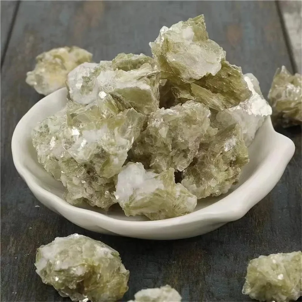 Golden Yellow Mica Raw Stone Irregular Crystal Cluster Specimen, Natural Ore for Healing, Decoration & Collection