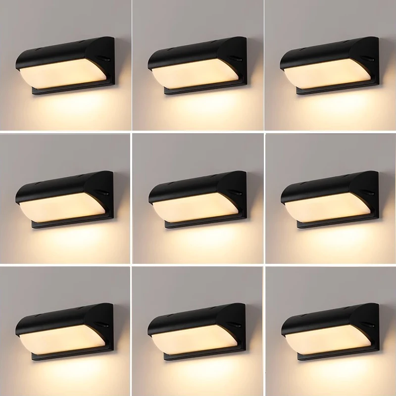 Led Outdoor Lights Wall Light Waterproof IP65 Motion Sensor Led Lighting Porch Lights Balcony Garden Lights Outdoor Wall Lamp