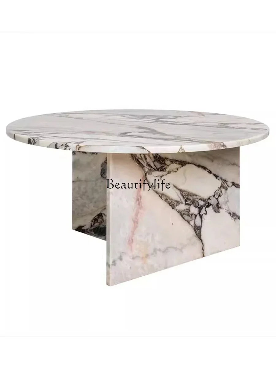 

FG43-Modern fashion simple marble round coffee table coffee table