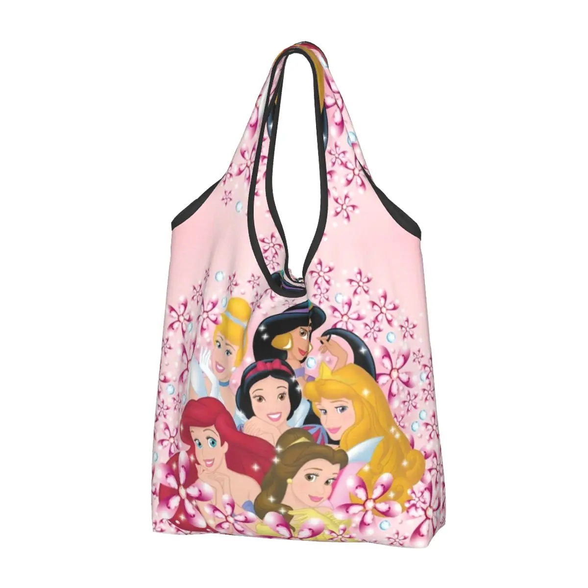 Custom Cute Printed Disney Elena Of Avalor Adventure Tote Shopping Bags Portable Shoulder Shopper Anime Inspirational Handbag