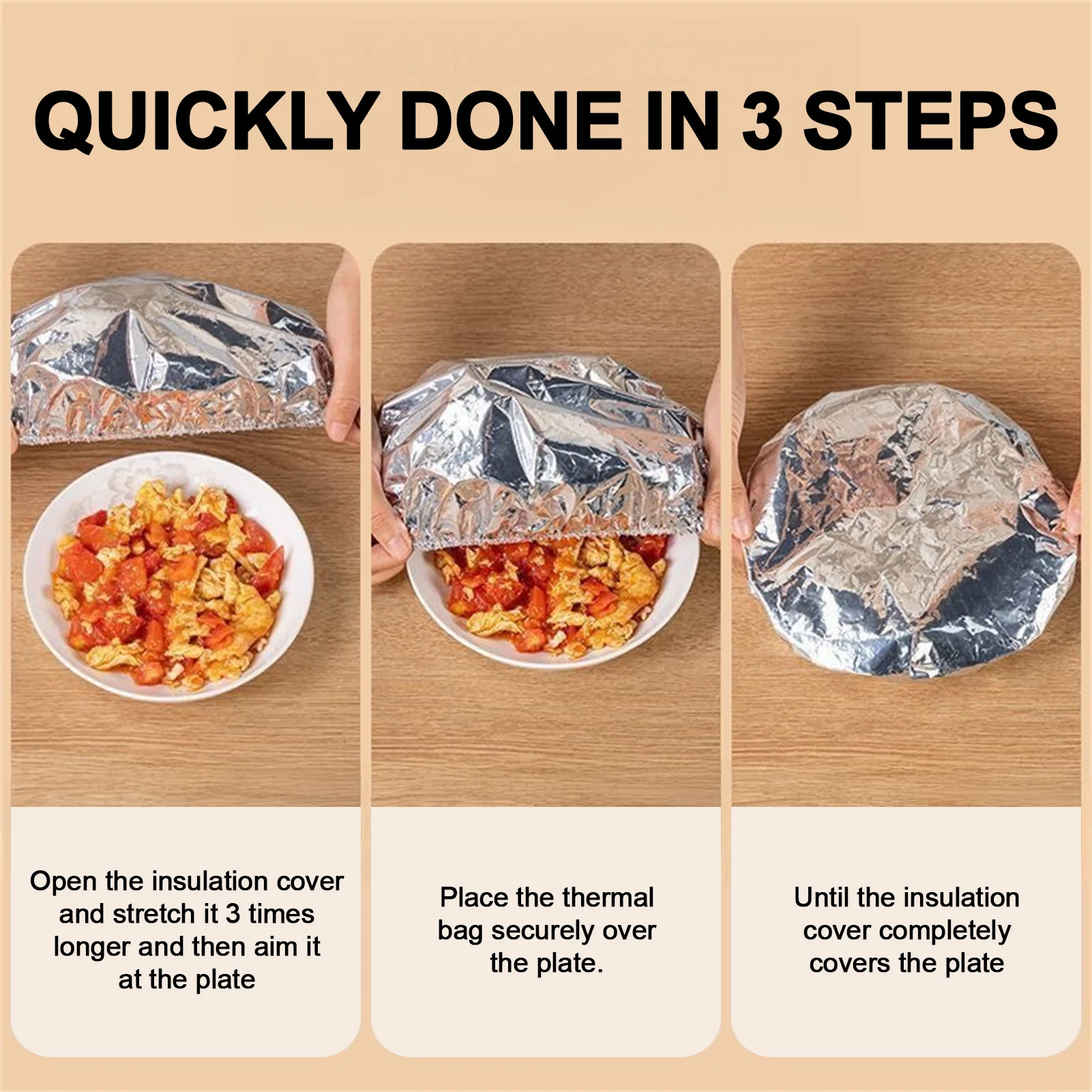 Aluminum Foil Film Insulation Cover Stove Top Aluminum Foil Bib Liner for Outdoor Picnic Enthusiasts