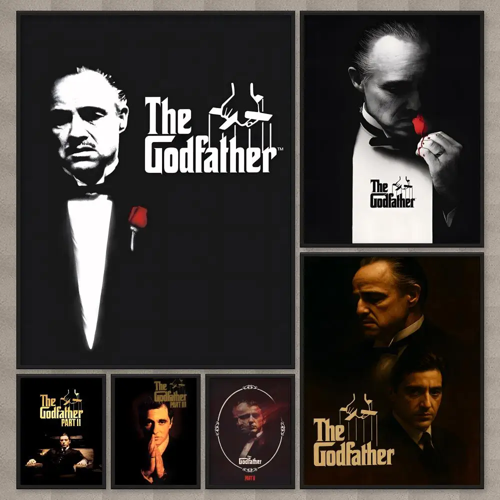 Classic The Godfather Movie Series Poster HD Wall Art Home Decor Waterproof Print Bedroom Garage Party Gift