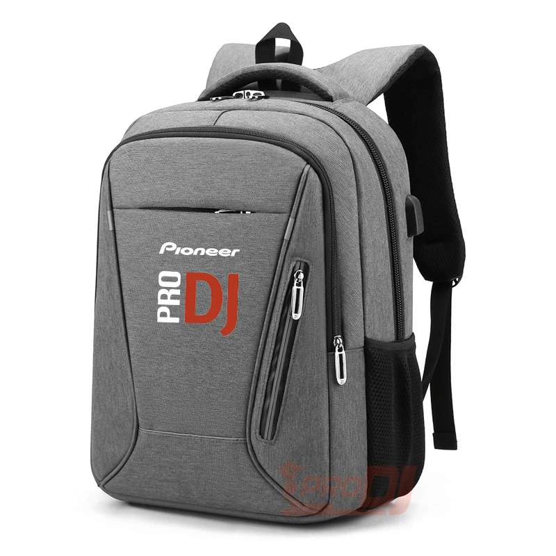 Mochila Pioneer-Pro Dj Grande Capacidade, Mochila Laptop Multifuncional para Homens, Bolsa de Viagem Esportes ao Ar Livre