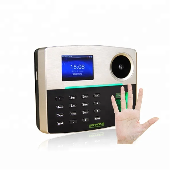 Bimetrics time attendance terminal Palm scanner fingerprint attendance reader with POE (GT800)