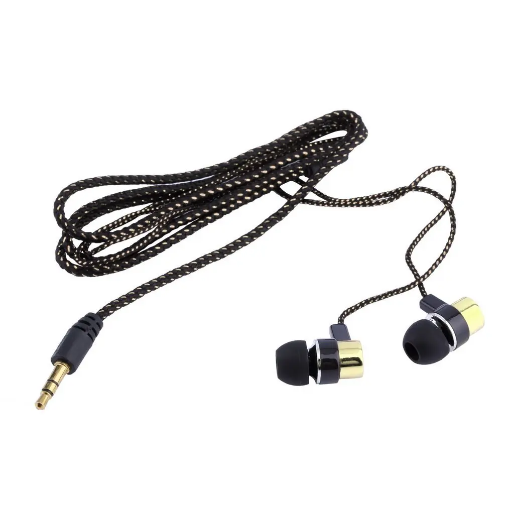 Gamer Wired Earphones Gaming Green Metal HiFi Bass Stereo  Earbuds For Phone Computer Mic Headphones  In Ear Music   Headphone