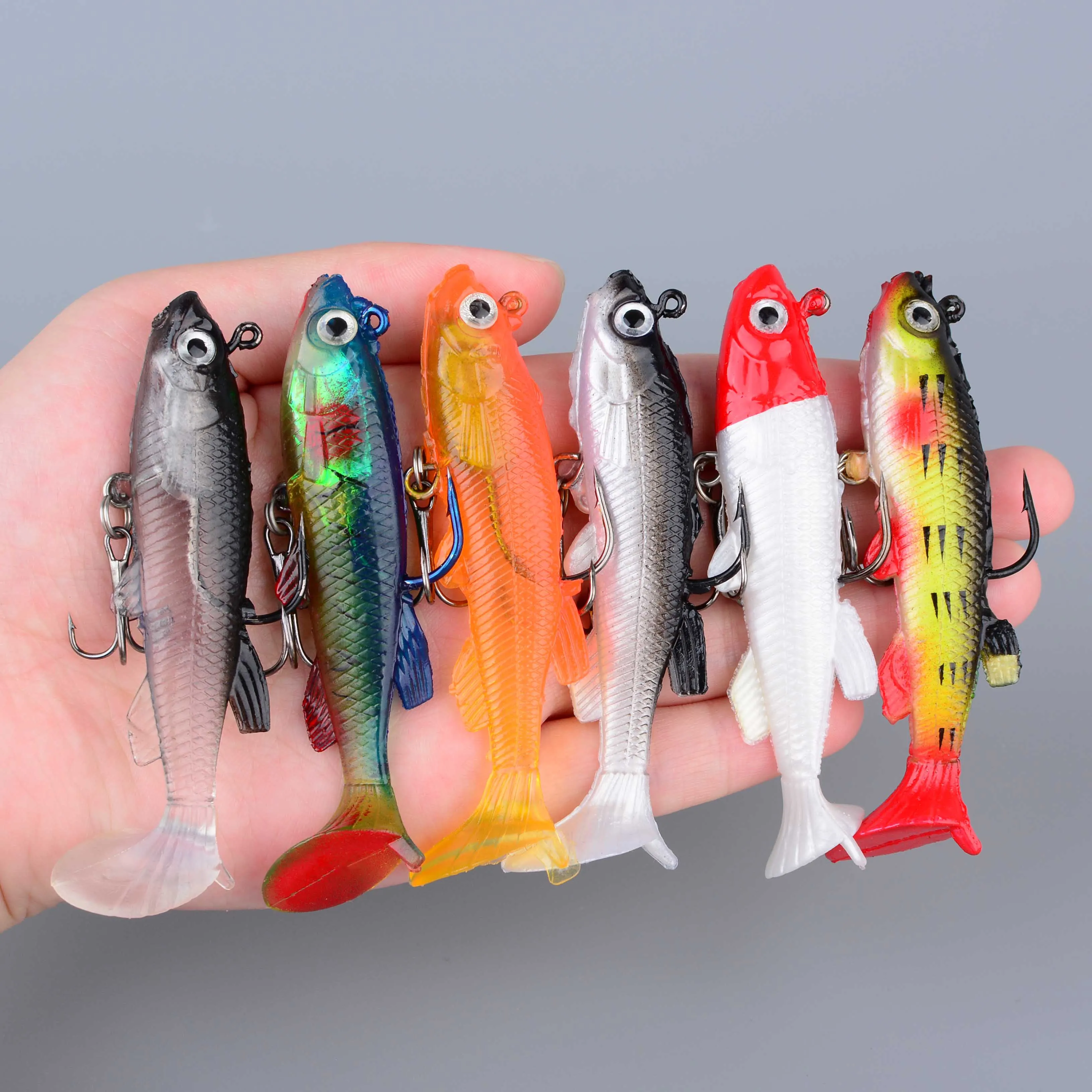 Vinilos swimbait para lubina y lucio – Imitación de pececillo - imagen 4