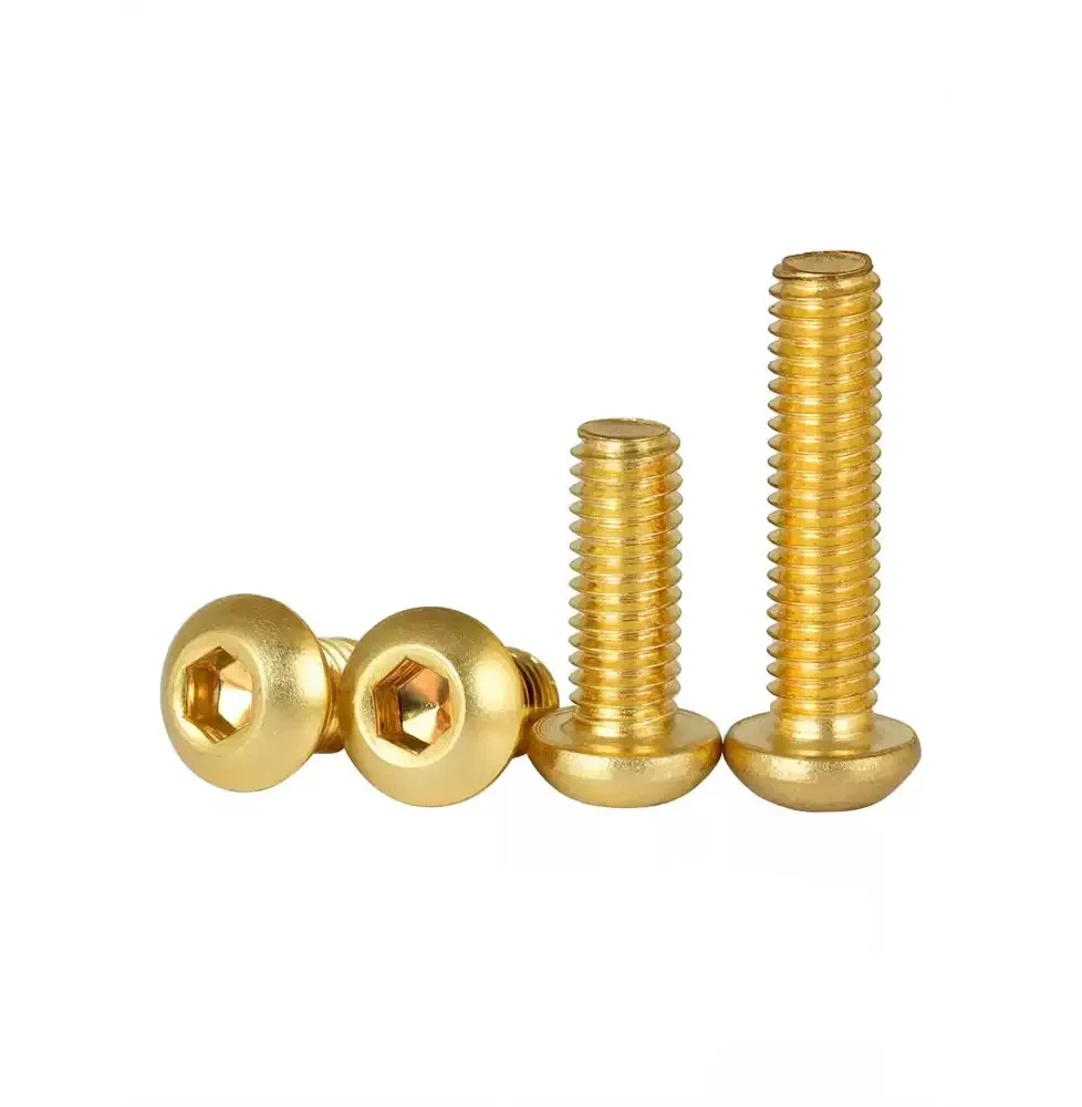 

M8 M10 M12 M14 M16 M20 латунные винты Винт с шестигранной головкой Болт с круглой головкой и резьбой Гвозди с шестигранной головкой и внутренней сковородой