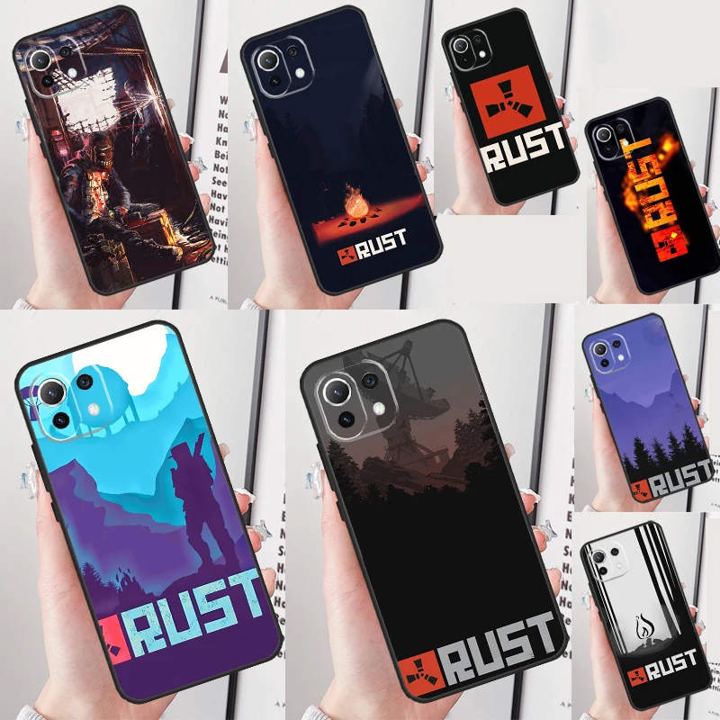 RUST Game Cool Case For POCO X3 X5 F5 Pro M5 M5s F4 X4 GT F3 Xiaomi 11T 12T 13T 13 Pro 12 Lite 12X Coque