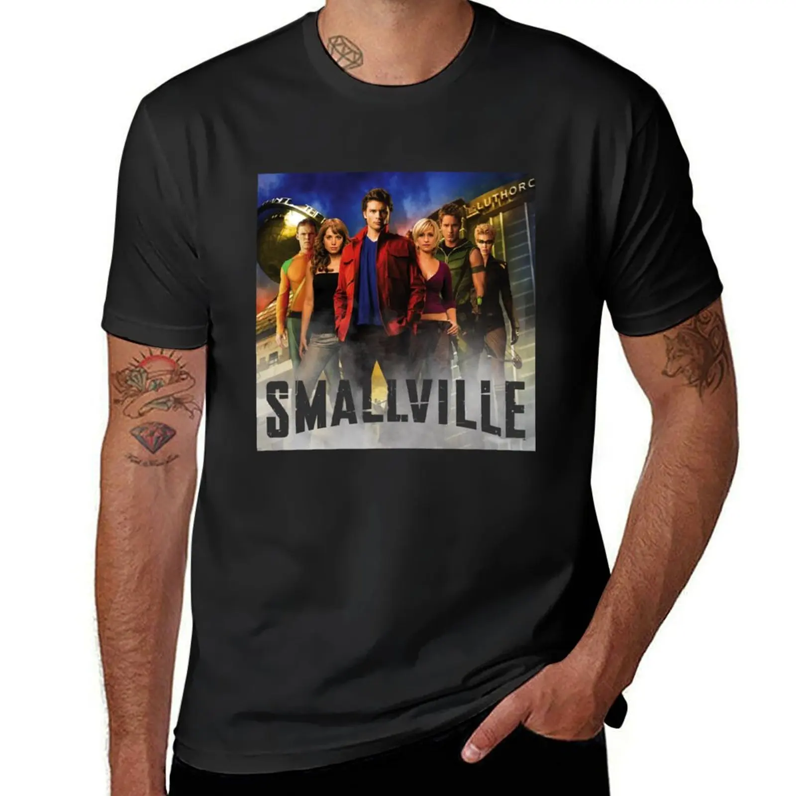 

Smallville T-Shirt plain summer top vintage clothes custom t-shirts t shirts for men cotton