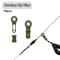 10 pz Pesca Alla Carpa Corsa Rig Kit di Accessori Heli Chod Rig Anello Pinze QC Clip Carpa Per Carpa Leader Linea Elicottero Rigs