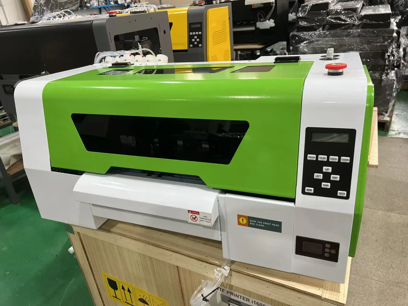 Automatic A3 Roll-to-Roll Printer DTF Machine for Cloth PET Film 300mm Printing Dimension New Pigment