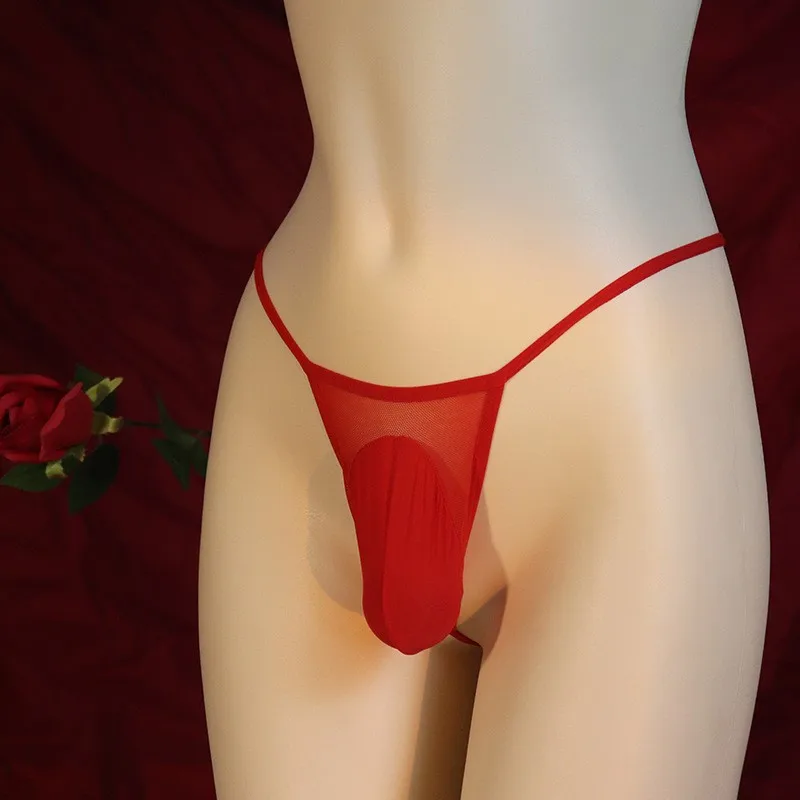 حجم كبير سيسي الحقيبة سراويل الرجال مثير ليوبارد صغير ثونغ شبكة شير بيكيني رصاصة فصل القضيب كم الملابس الداخلية g-سلسلة #5