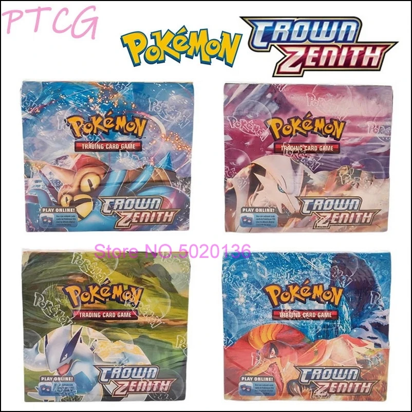 Pokemon Cards Crown Zenith 36 Bags Sealed Booster Box GX Vmax Game