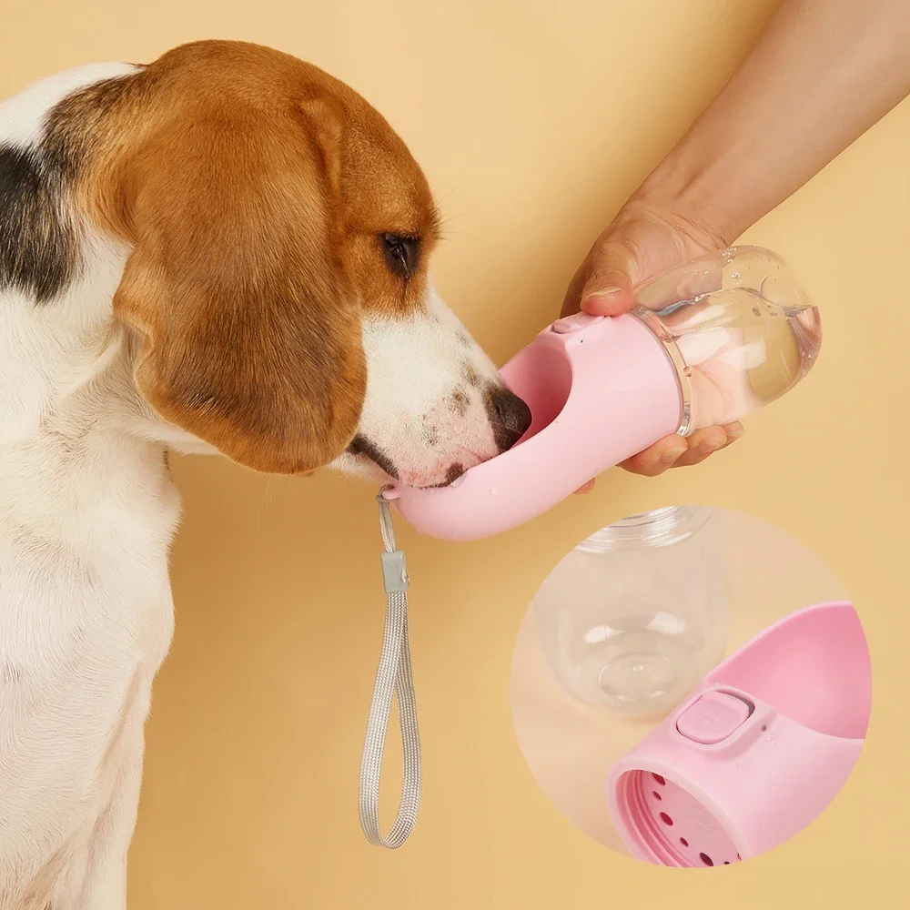 Dog Water BottleS For Pet Dogs Cats Water Feeder Bowls Outdoor Travel Leakproof Puppy Drinking Container Pug Chihuahua Labrador view 2