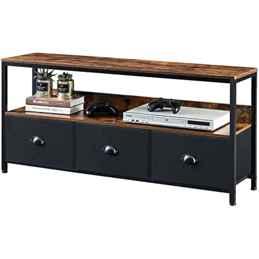 PRAISUN Dresser TV Stand with Storage and Drawers , Wide Dresser  Bedroom, Entertainment Center for 55 inch TV for Living Room