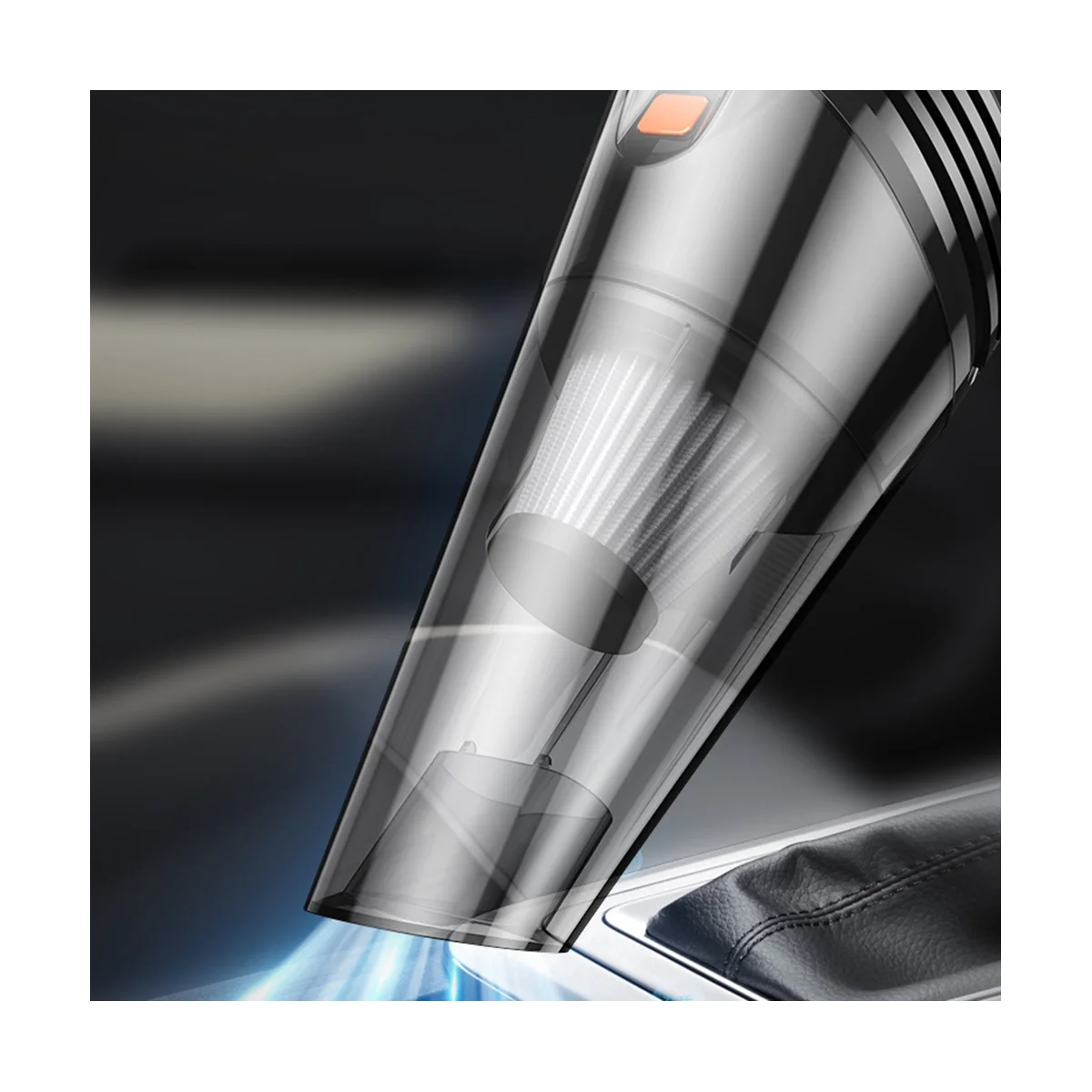 Odkurzacz samochodowy 6000Pa silne ssanie bezprzewodowy odkurzacz ręczny podwójnego zastosowania ręczny pulpit do czyszczenia