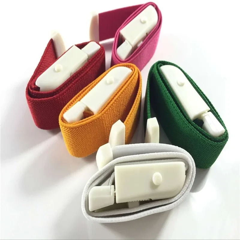Torniquete a presión ABS de liberación rápida, hebilla de emergencia médica, cinta portátil ajustable, accesorios de emergencia al aire libre, 2,5 cm x 40cm