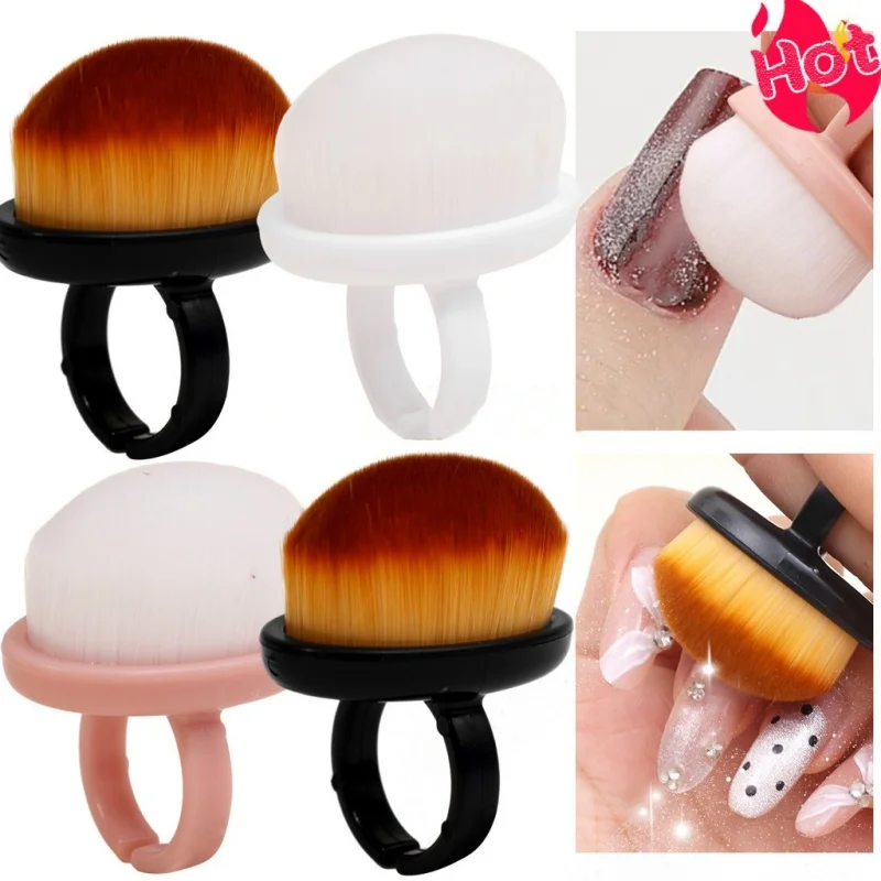 Professional Nail Dust Brush Nails Art Brush Remove Gel Polish Powder Cleaning Tool Beauty Makeup Brushes Manicure Accessories