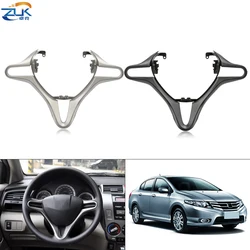ZUK For Honda Fit/Jazz For City 2009-2014 Car Steering Wheel Trim Cover Steering Wheel Decorative Strip Cover Decorative Trim